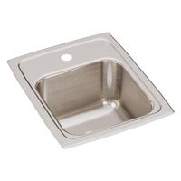  Lustertone Stainless Steel Single Bowl Kitchen Sink - Lustrous Satin