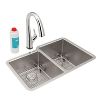 Double Bowl Kitchen Sink 31-1/4 in x 20-1/2 in Double Bowl Kitchen Sink 31-1/4 in x 20-1/2 in