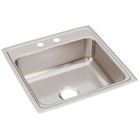  Lustertone Stainless Steel Single Bowl Kitchen Sink - Lustertone