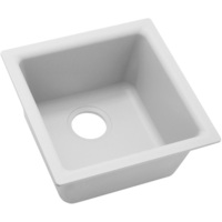  Quartz Classic Dual Mount Bar Sink - White