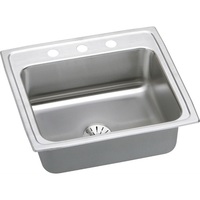 Lustertone Stainless Steel Single Bowl Kitchen Sink - Stainless Steel