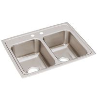 Double Bowl Kitchen Sink 25 x 19-1/2 x 7-5/8 Double Bowl Kitchen Sink 25 x 19-1/2 x 7-5/8