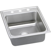  Lustertone Stainless Steel Single Bowl Kitchen Sink - Stainless Steel