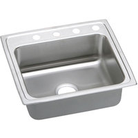  Lustertone Stainless Steel Single Bowl Kitchen Sink - Stainless Steel