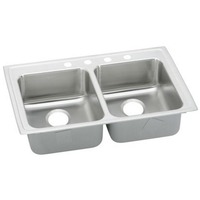 Double Bowl Kitchen Sink 33 x 19-1/2 x 6-1/2 Double Bowl Kitchen Sink 33 x 19-1/2 x 6-1/2