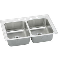 Double Bowl Kitchen Sink 33'' x 21-1/4'' x 6'' Double Bowl Kitchen Sink 33'' x 21-1/4'' x 6''