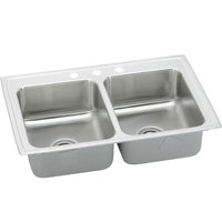 Double Bowl Kitchen Sink 33 x 21-1/4 Double Bowl Kitchen Sink 33 x 21-1/4