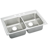 Double Bowl Kitchen Sink 33 x 22 x 6-1/2 Double Bowl Kitchen Sink 33 x 22 x 6-1/2
