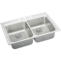  Dayton Stainless Steel Double Bowl Kitchen Sink - Stainless Steel