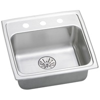  Lustertone Stainless Steel Single Bowl Kitchen Sink - Stainless Steel