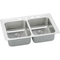  Lustertone Stainless Steel Single Bowl Kitchen Sink - Stainless Steel