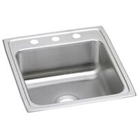  Lustertone Stainless Steel Single Bowl Kitchen Sink - Lustrous Satin