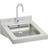  Wall Hung Bathroom Sink - Lustrous Satin