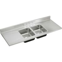 Double Bowl Kitchen Sink 66 in x 25 in Double Bowl Kitchen Sink 66 in x 25 in