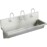  Wall Hung Bathroom Sink - Lustrous Satin
