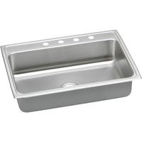  Lustertone Stainless Steel Single Bowl Kitchen Sink - Lustrous Satin