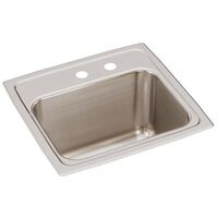  Lustertone Stainless Steel Single Bowl Kitchen Sink - Lustrous Satin