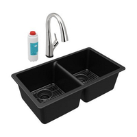 Double Bowl Kitchen Sink 33 in x 18-1/2 in Double Bowl Kitchen Sink 33 in x 18-1/2 in