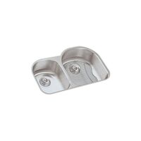  Lustertone Stainless Steel Undermount - Double Bowl Kitchen Sink - Lustrous Satin