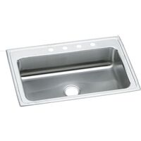  Lustertone Stainless Steel Single Bowl Kitchen Sink - Lustrous Satin