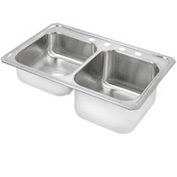 Double Bowl Kitchen Sink 33'' x 22'' x 10-1/4'' Double Bowl Kitchen Sink 33'' x 22'' x 10-1/4''