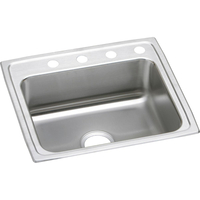  Lustertone Stainless Steel Single Bowl Kitchen Sink - Lustrous Satin