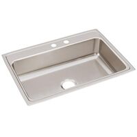  Lustertone Stainless Steel Single Bowl Kitchen Sink - Lustrous Satin