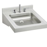  Wall Hung Bathroom Sink - Lustrous Satin