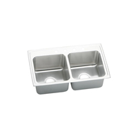 Double Bowl Kitchen Sink 33 in x 19-1/2 in x 10-1/8 in Double Bowl Kitchen Sink 33 in x 19-1/2 in x 10-1/8 in