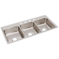  Lustertone Triple Bowl Sink Kitchen Sink - Lustrous Satin