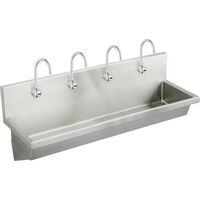  Wall Hung Bathroom Sink - Lustrous Satin