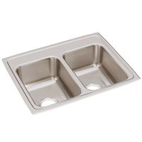 Double Bowl Kitchen Sink 25 x 19-1/2 x 7-5/8 Double Bowl Kitchen Sink 25 x 19-1/2 x 7-5/8