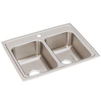 Double Bowl Kitchen Sink 25 x 19-1/2 x 7-5/8 Double Bowl Kitchen Sink 25 x 19-1/2 x 7-5/8