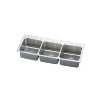  Lustertone Triple Bowl Sink Kitchen Sink - Stainless Steel