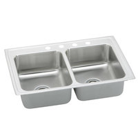 Double Bowl Kitchen Sink 33'' x 22'' x 7-1/2'' Double Bowl Kitchen Sink 33'' x 22'' x 7-1/2''