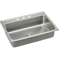  Lustertone Stainless Steel Single Bowl Kitchen Sink - Stainless Steel