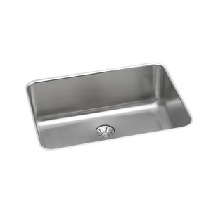 EELUH241610PD Lustertone Stainless Steel Undermount - Single Bowl Kitchen Sink - Stainless Steel