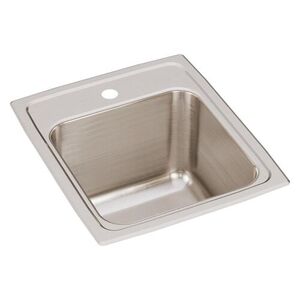 EDLR1517101 Lustertone Stainless Steel Single Bowl Kitchen Sink - Lustrous Satin EDLR1517101 Lustertone Stainless Steel Single Bowl Kitchen Sink - Lustrous Satin