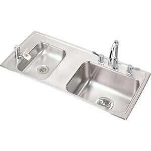 EDRKAD371765LC Lustertone Utility Sink Commercial Sink - Lustrous Highlighted Satin