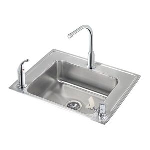 EDRKAD282255LC Lustertone Utility Sink Commercial Sink - Lustrous Highlighted Satin