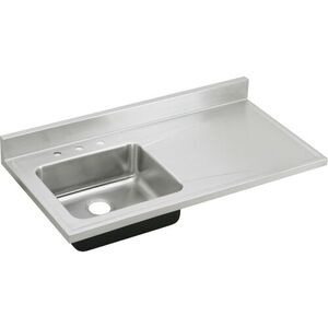 ES4819L0 Lustertone Stainless Steel Single Bowl Kitchen Sink - Lustrous Satin