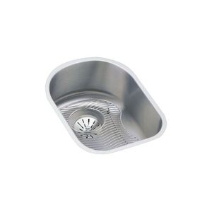 EELUH1317DBG Lustertone Stainless Steel Undermount - Single Bowl Kitchen Sink - Lustrous Satin