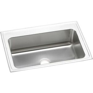 EDLRS3322100 Lustertone Stainless Steel Single Bowl Kitchen Sink - Lustrous Satin