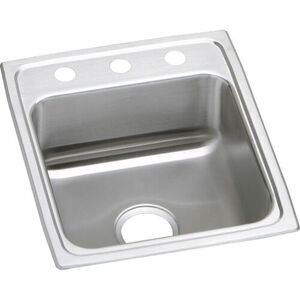 ELRAD172060MR2 Lustertone Stainless Steel Single Bowl Kitchen Sink - Lustrous Satin