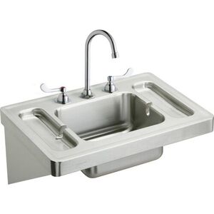 EESLV2820W4C Wall Hung Bathroom Sink - Lustrous Satin