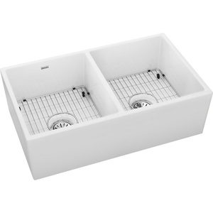 ESWUF32189WHC Fireclay Apron Front / Specialty Sink Kitchen Sink - White