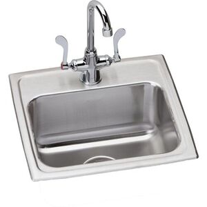 ELR1716C Lustertone Stainless Steel Single Bowl Kitchen Sink - Lustrous Satin