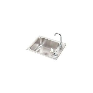 EDRKR2217RC Lustertone Utility Sink Commercial Sink - Lustrous Highlighted Satin