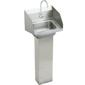 ECHSP1716LRSSACMC Wall Hung Bathroom Sink - Brushed Satin ECHSP1716LRSSACMC Wall Hung Bathroom Sink - Brushed Satin