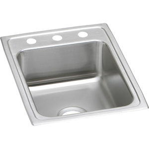 ELRAD172265OS4 Lustertone Stainless Steel Single Bowl Kitchen Sink - Lustrous Satin